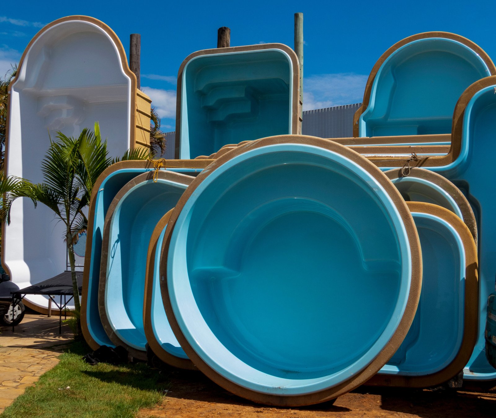 fiberglass pool shell